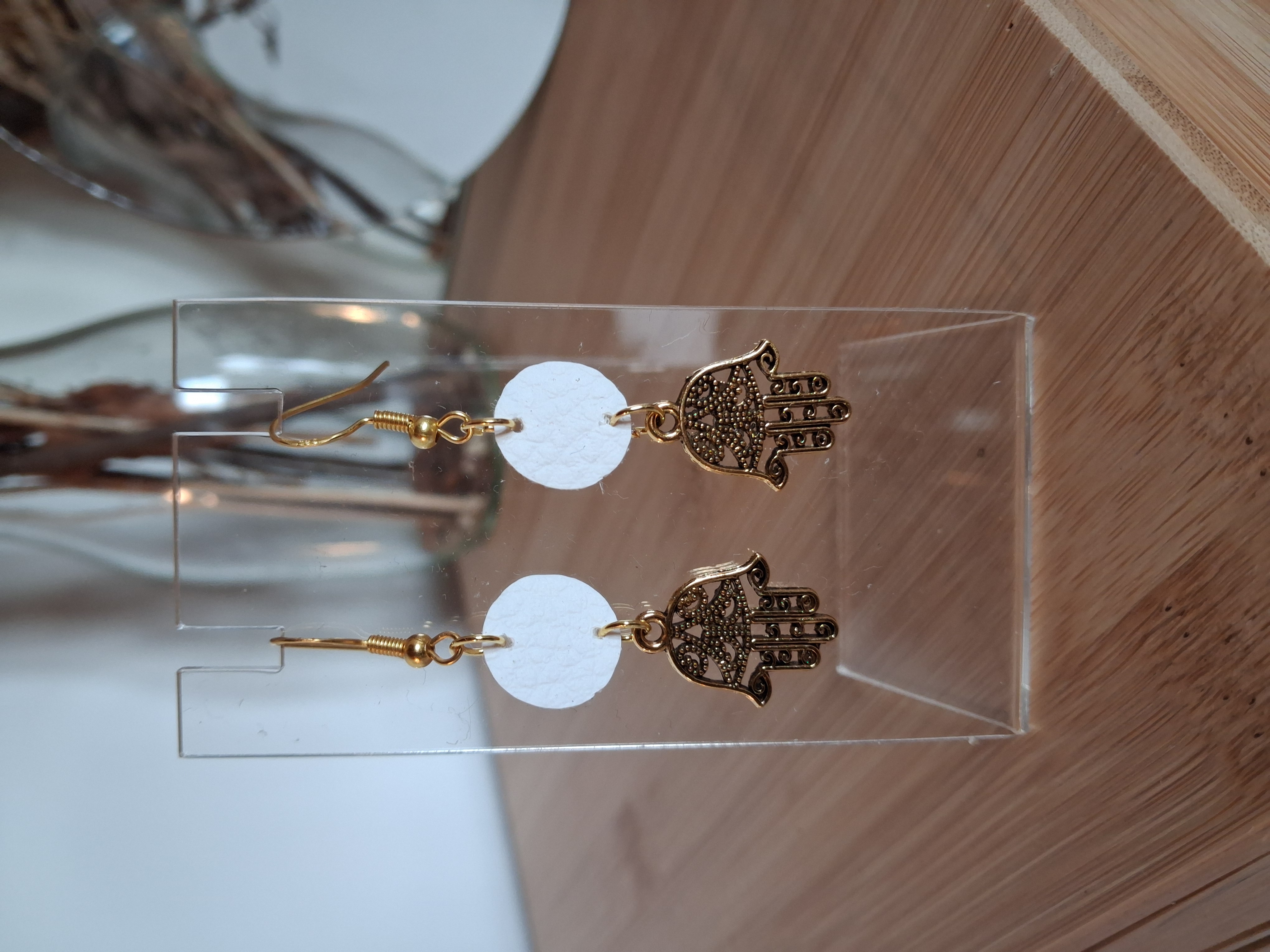 Boucles d’oreilles main de Fatima