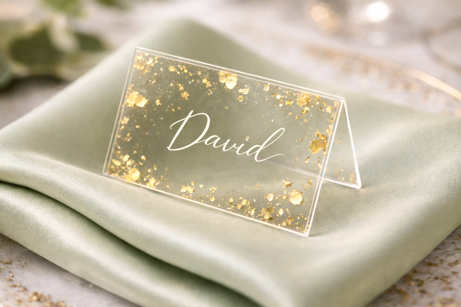 Marque-places personnalisés mariage 