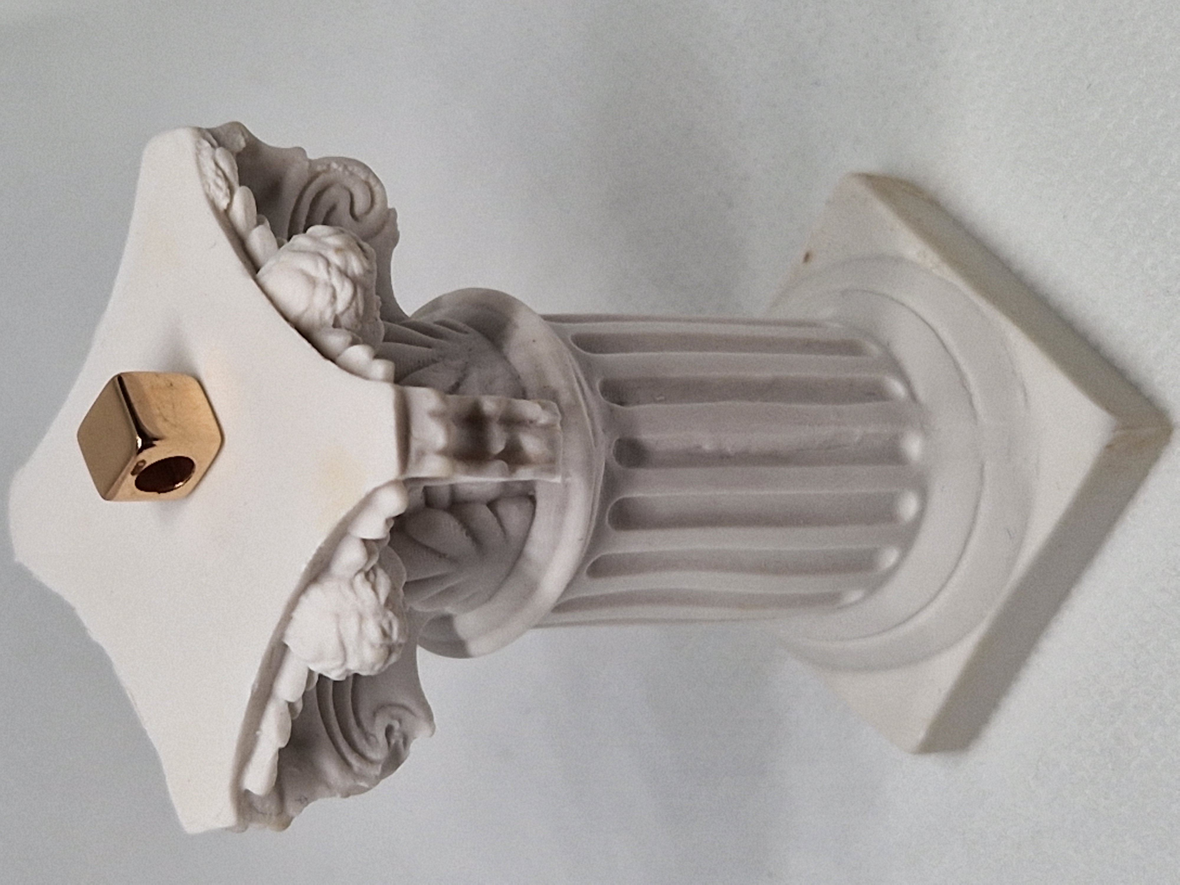 Gold-Tone Square Pendant Necklace