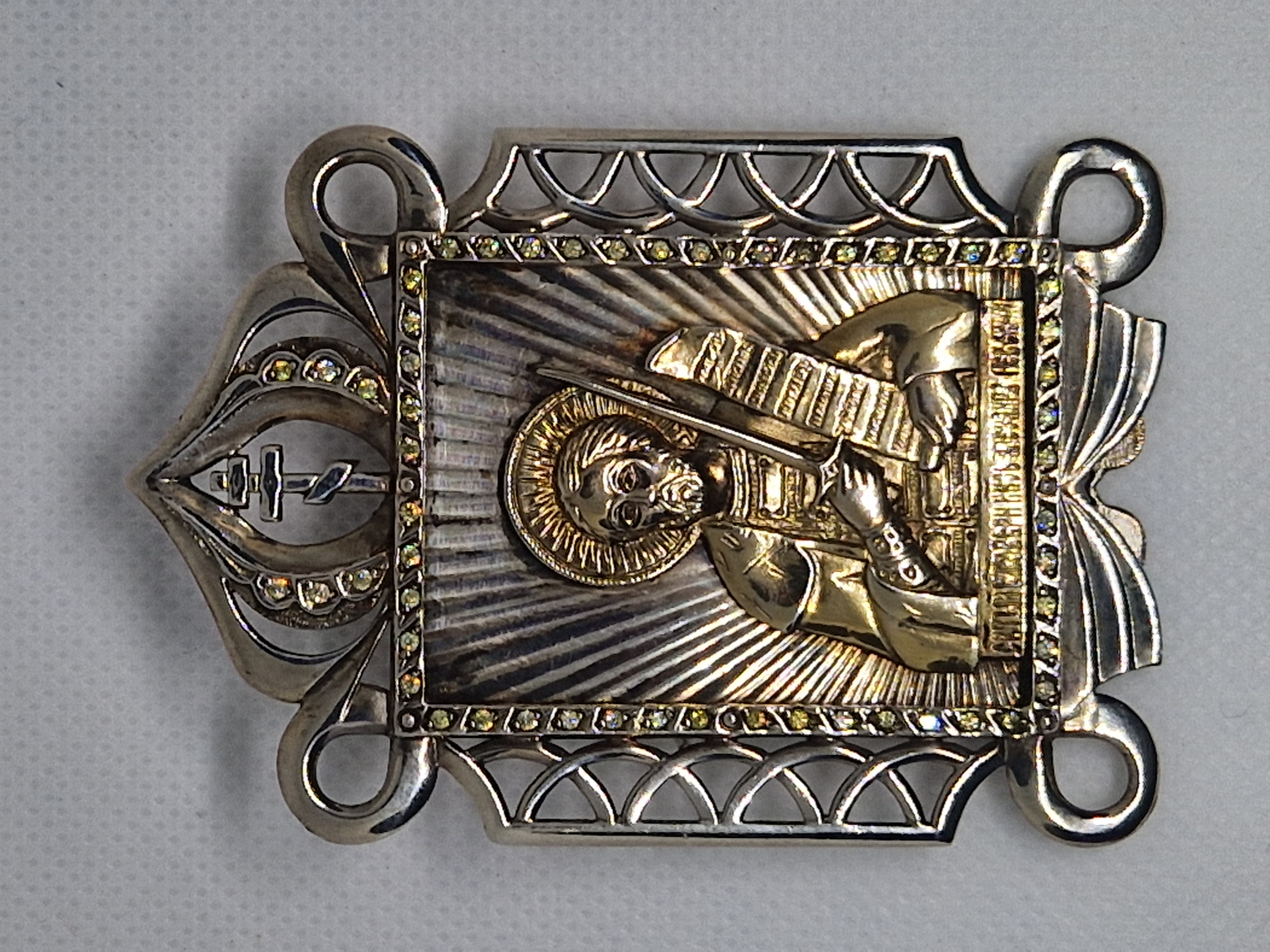 SIilver Orthodox Icon 