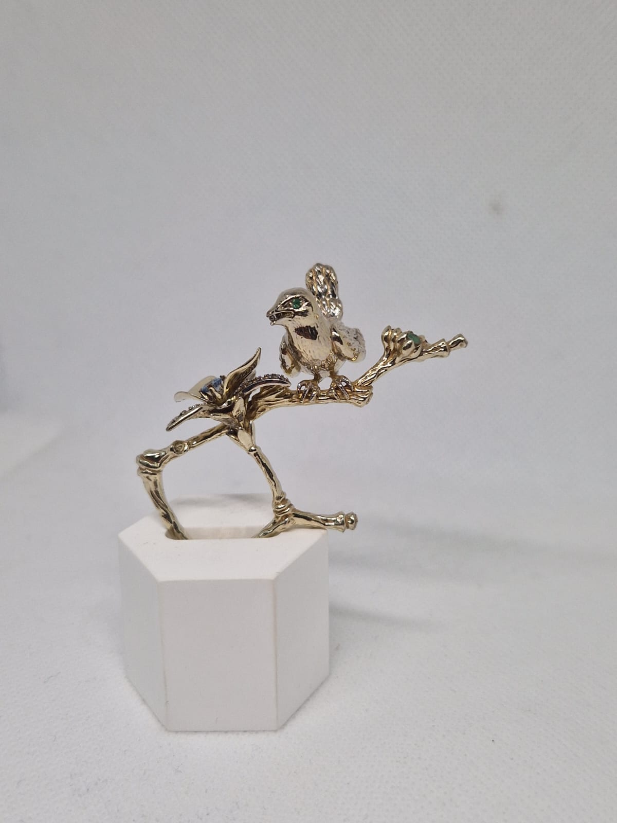  sterling silver ring gold plated