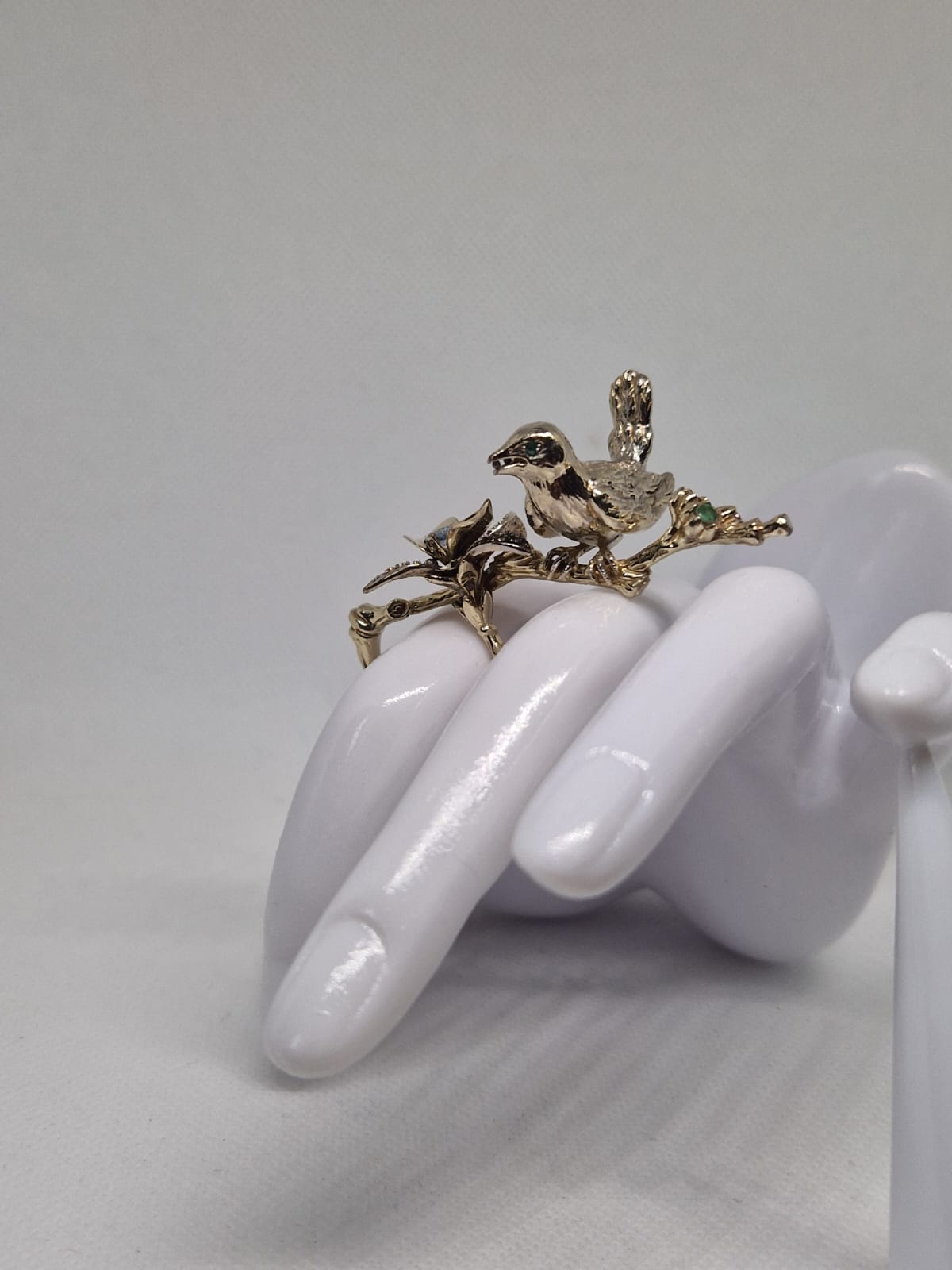  sterling silver ring gold plated