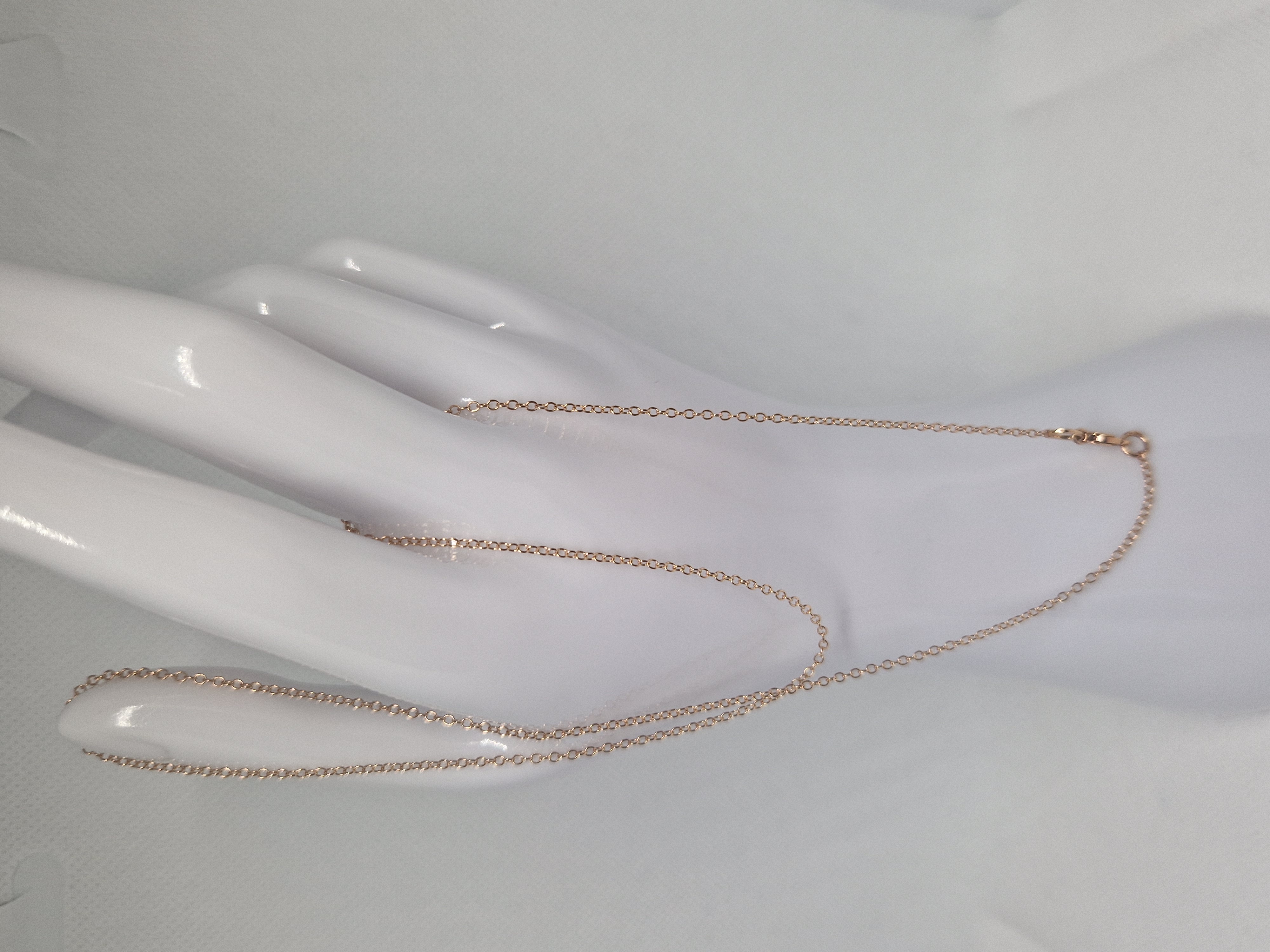 Elegant Rose Gold Chain Necklace