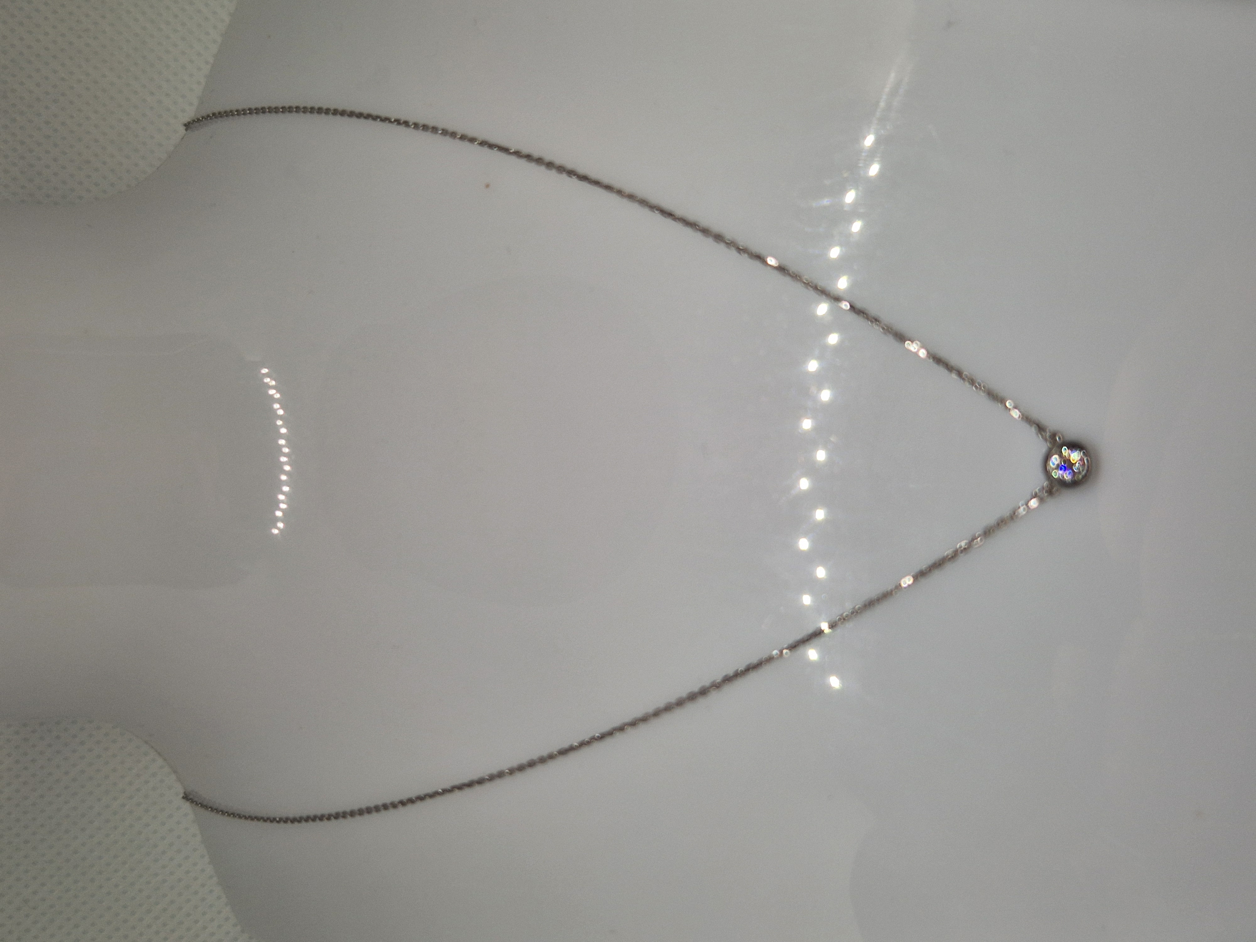 Gold Elegant Solitaire Necklace