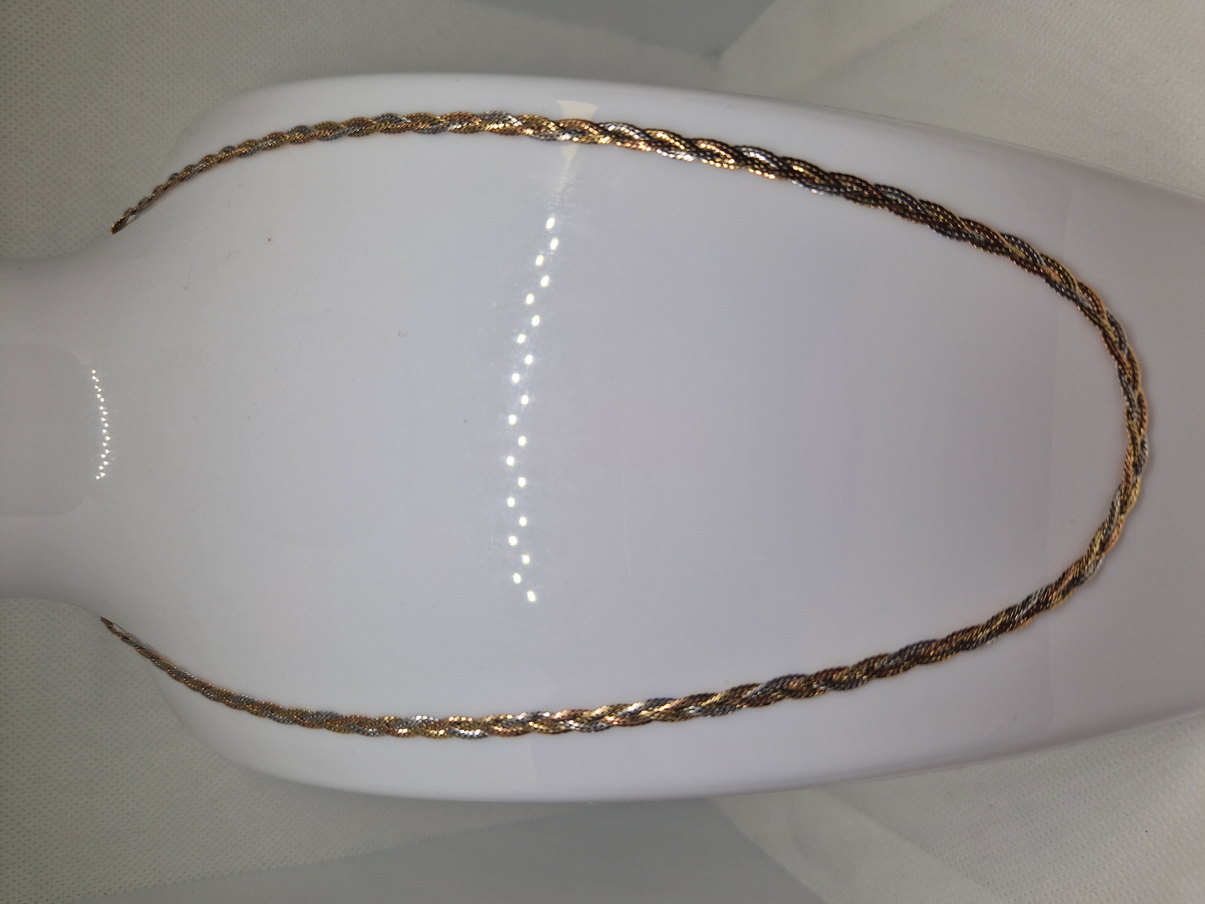 Gold Rope Chain Necklace