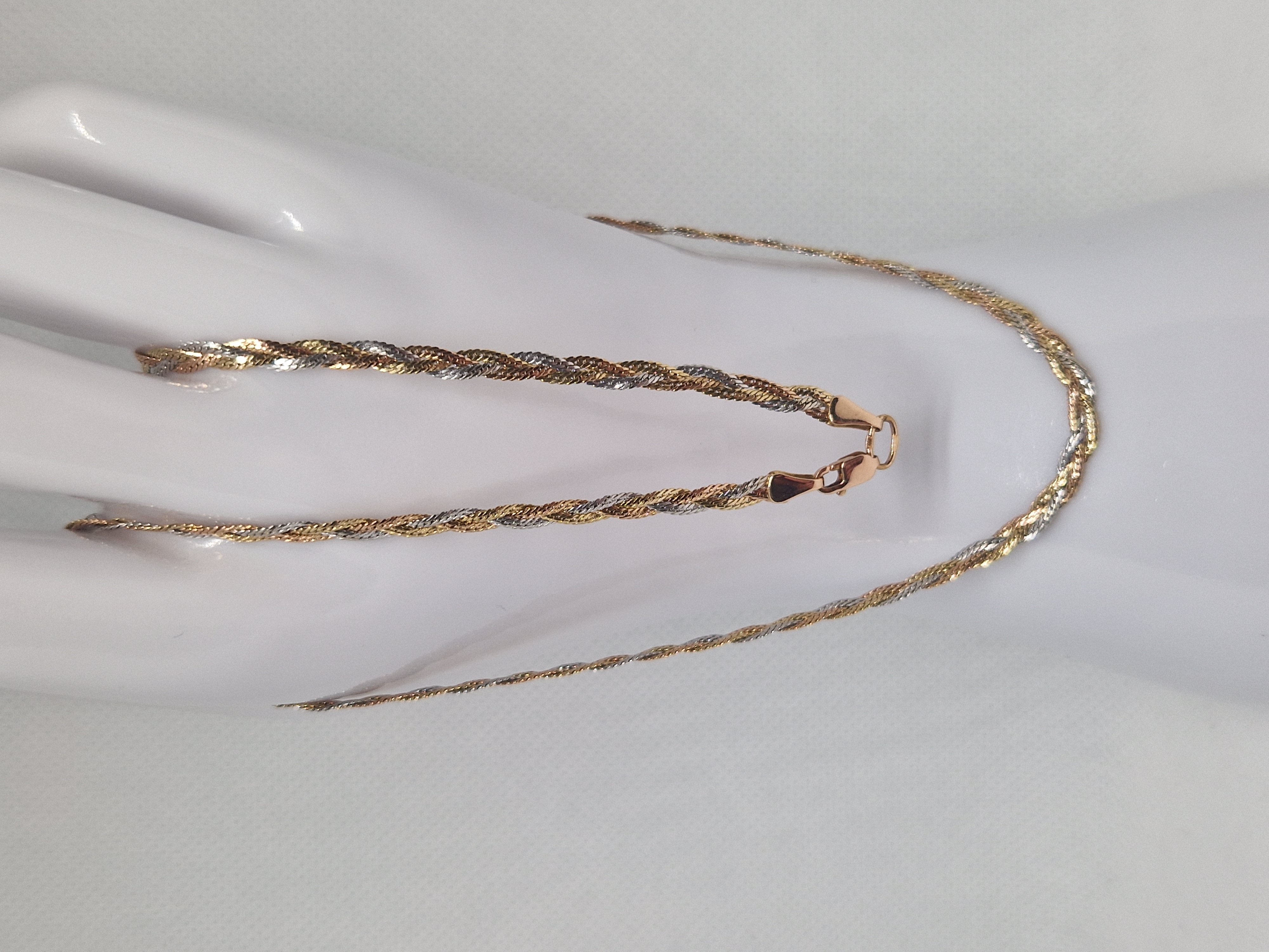 Gold Rope Chain Necklace