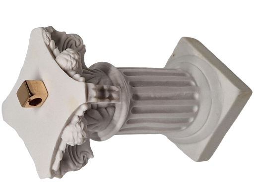 Gold-Tone Square Pendant Necklace