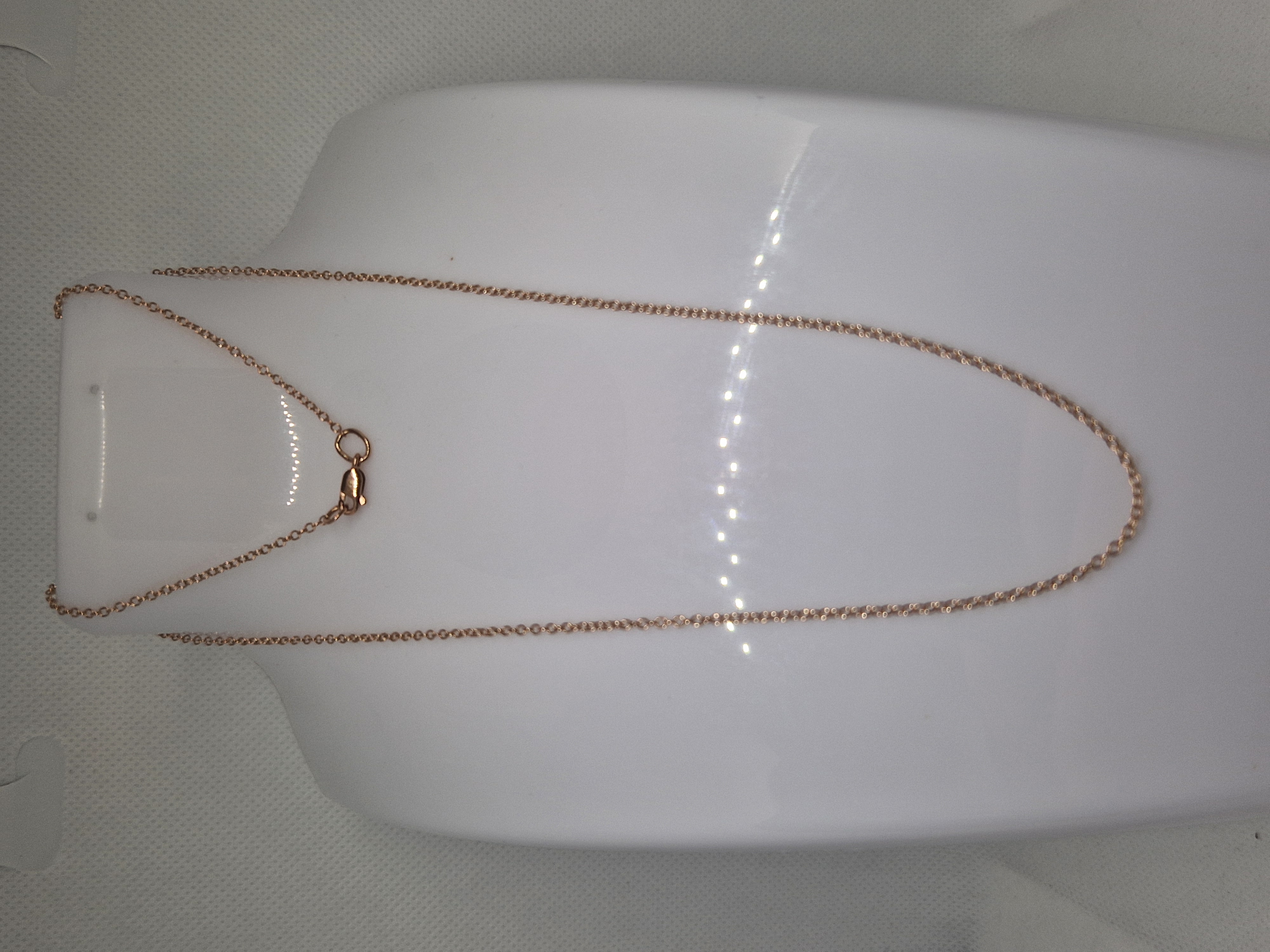 Elegant Rose Gold Chain Necklace