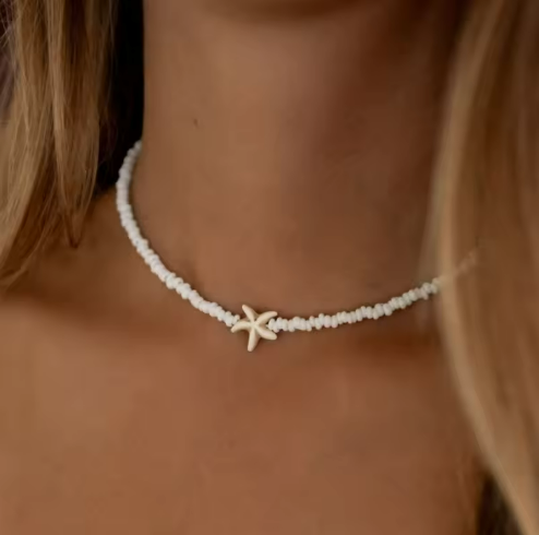 Starfish Beaded Necklace