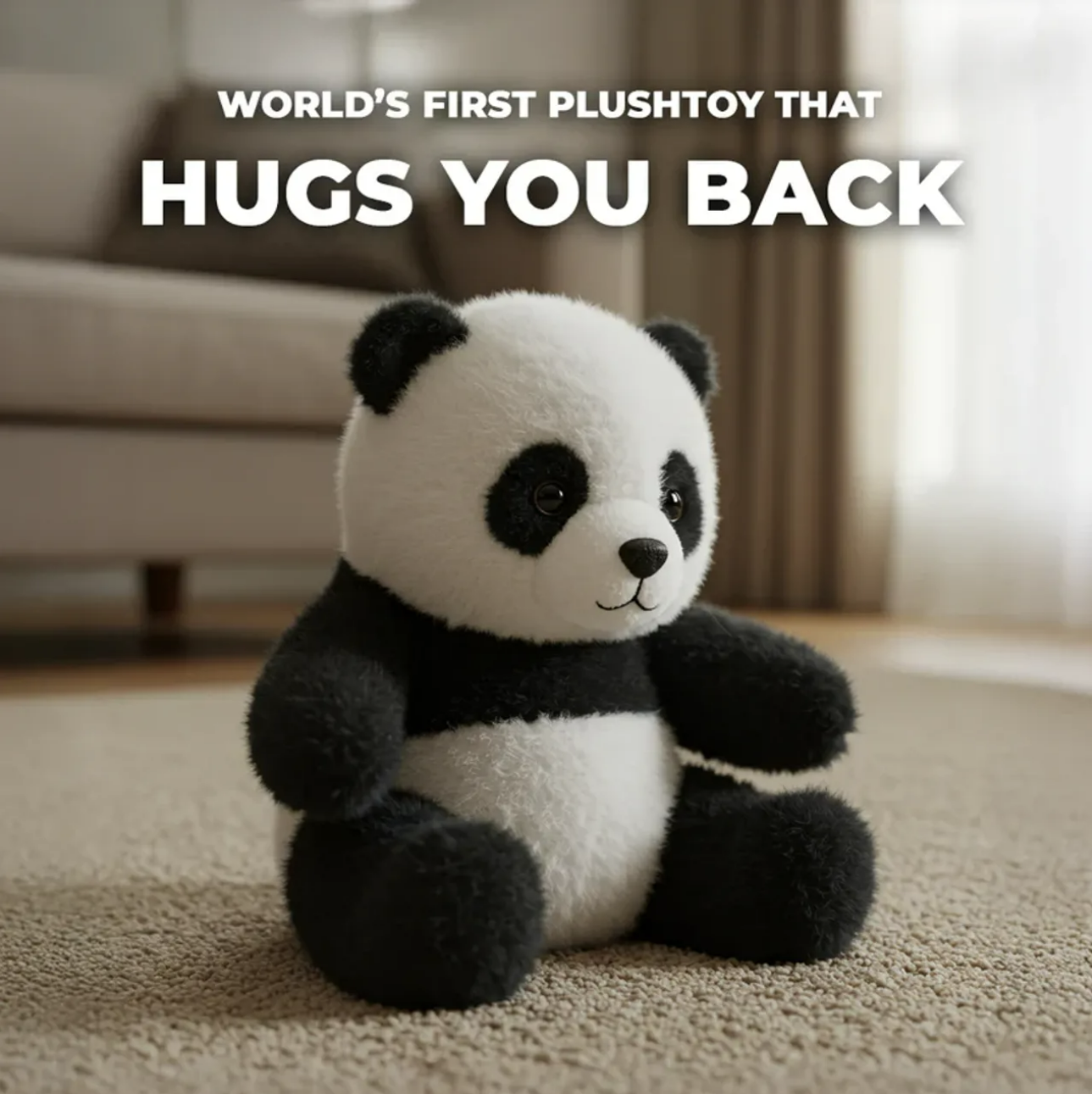 Hugging Panda Plush Toy