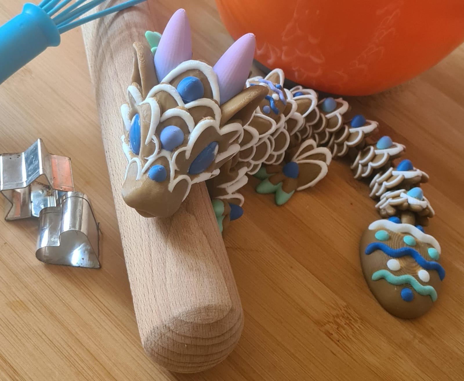 Handcrafted Clay Dragon