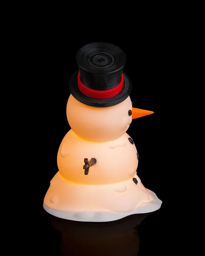 Happy Snowman – Tea Light Lamp