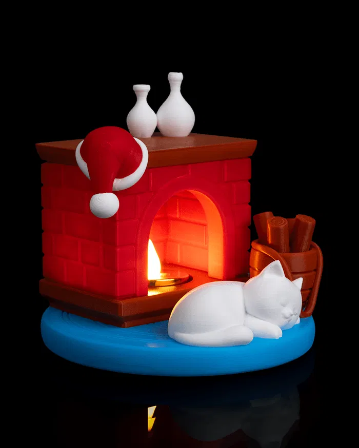 Kitty Night Night – Tea Light Lamp