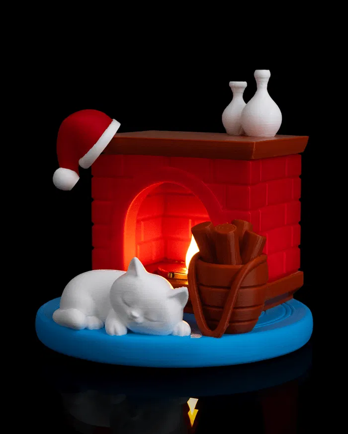 Kitty Night Night – Tea Light Lamp