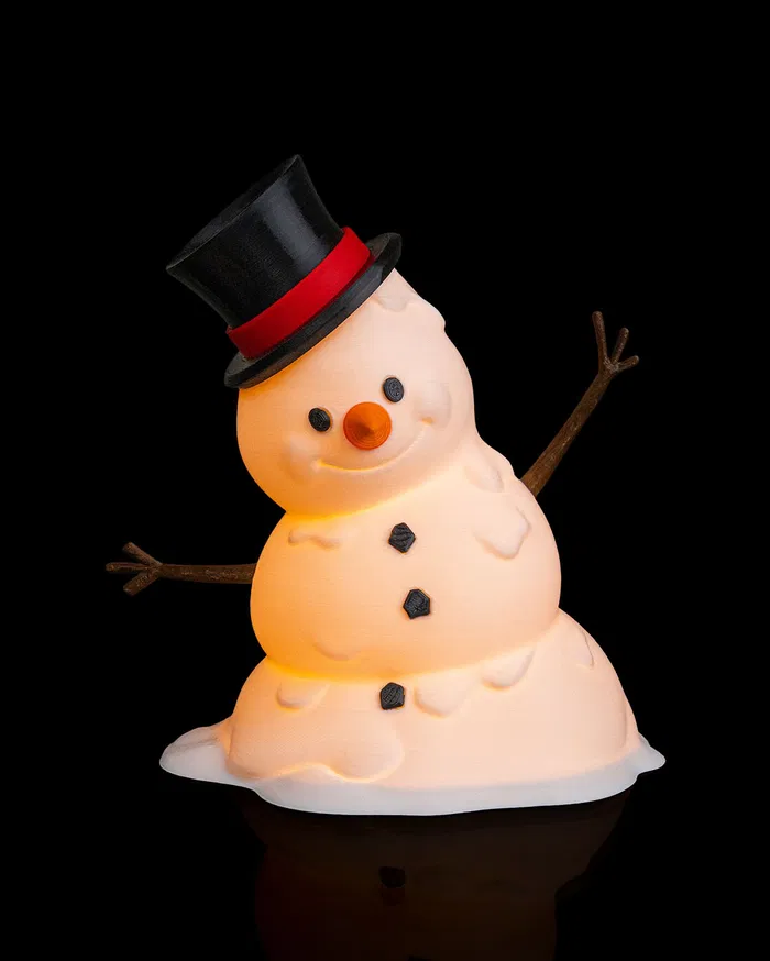 Happy Snowman – Tea Light Lamp