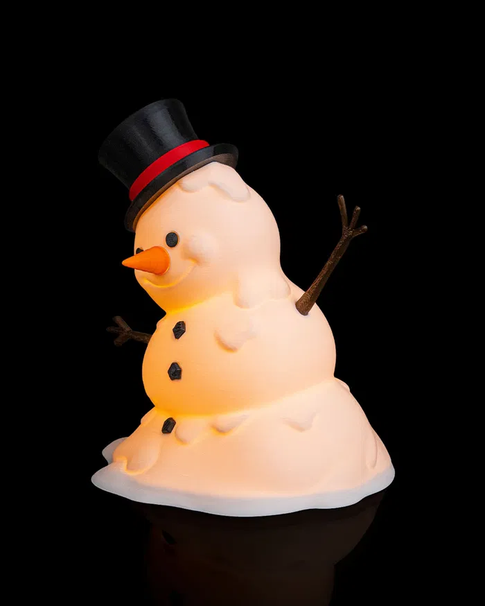 Happy Snowman – Tea Light Lamp