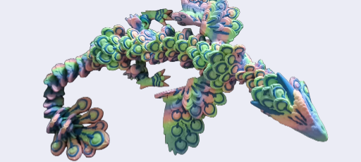 Peacock Large Dragon