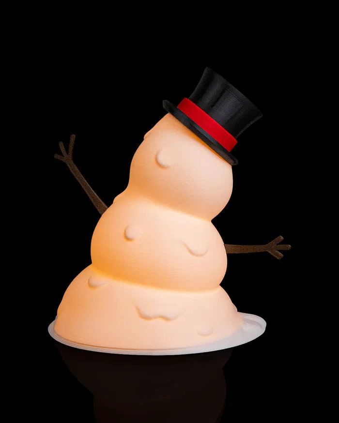 Happy Snowman – Tea Light Lamp