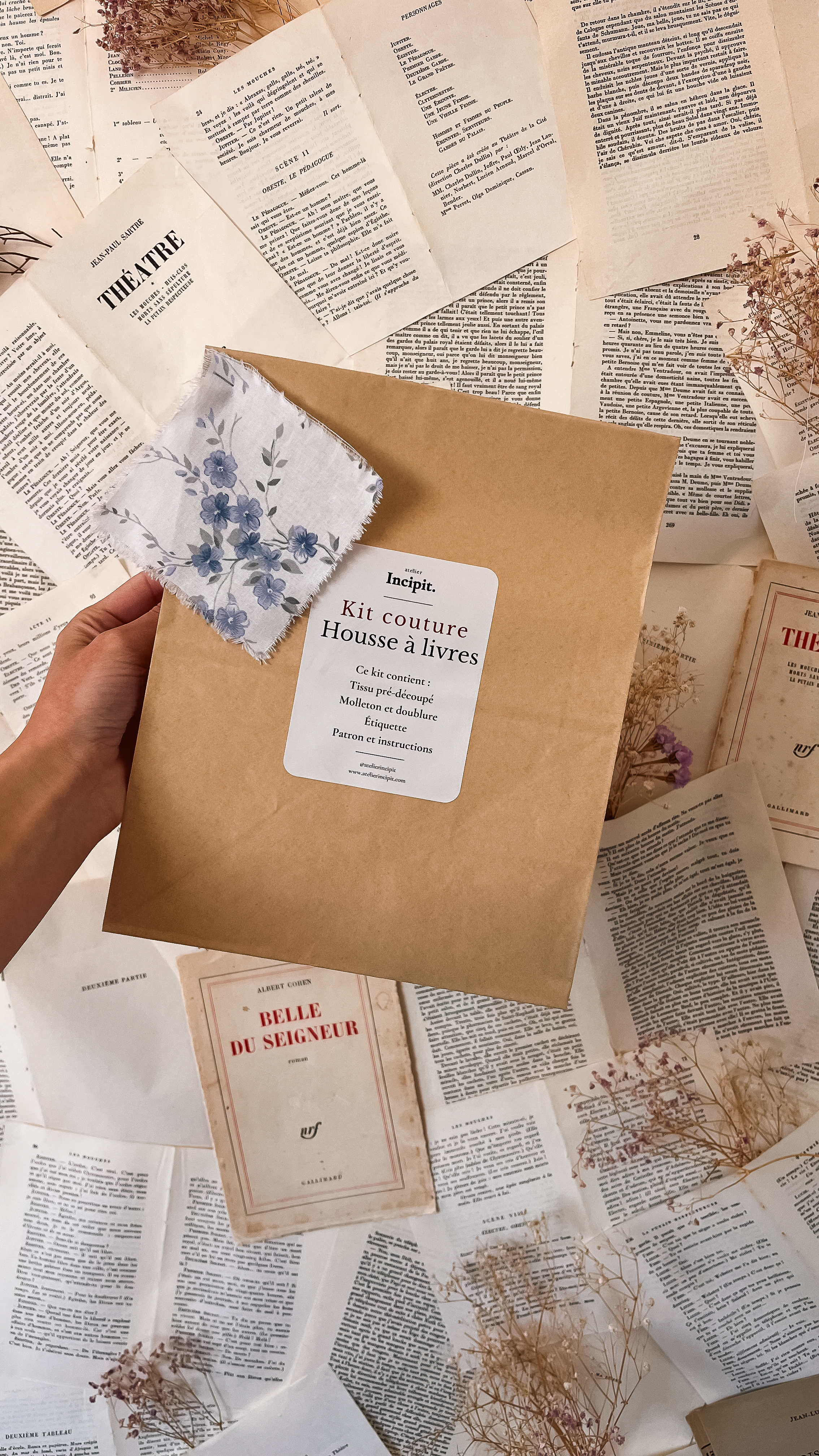 Kit couture - housse à livres Hippolyta