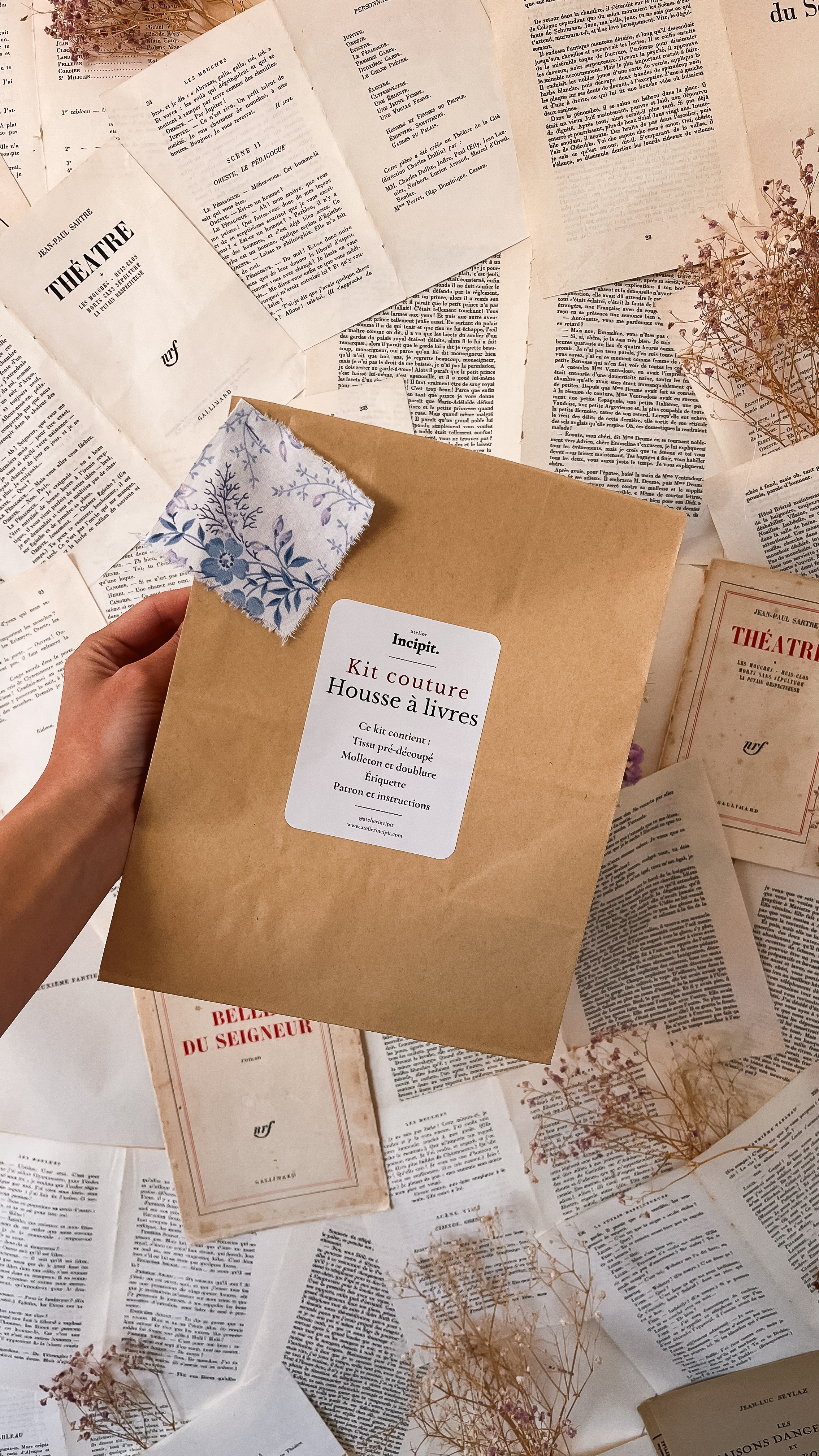 Kit couture - housse à livres Titania