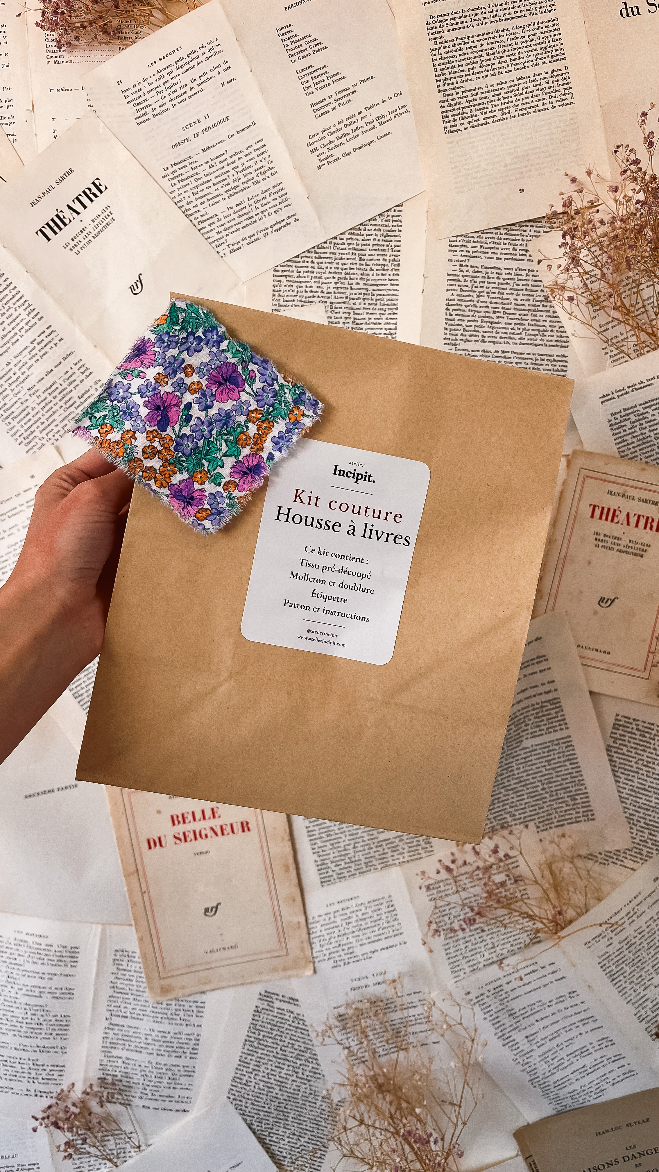 Kit couture - housse à livres Hermione