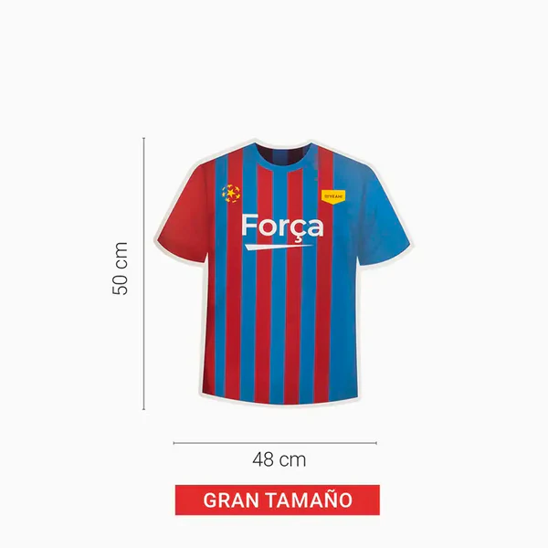 PIÑATA CAMISETA AZUL Y ROJA FUTBOL