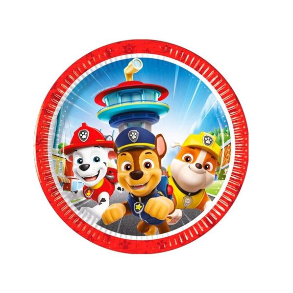 Platos Patrulla Canina (Pack 6 uds – 19.5 cm)