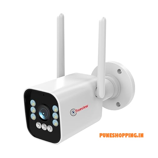 Trueview 3mp 1296p HD All Time Color 4G Sim Based Bullet CCTV Security Camera for Home, Shop, Office, Farm, and Construction Site | IP66 Waterproof Rating | with 9 IR LED