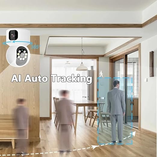 Trueview 2+2MP Smart Linkage Robot Tracking Smart WiFi CCTV Security Camera