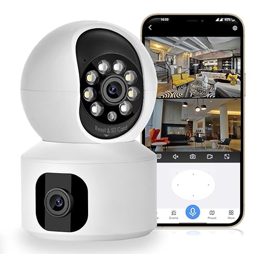 Trueview 2+2MP Smart Linkage Robot Tracking Smart WiFi CCTV Security Camera