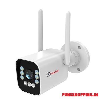 Trueview Smart All Time Color WiFi IP Bullet Camera 3.0 MP CCTV Camera (T18077)