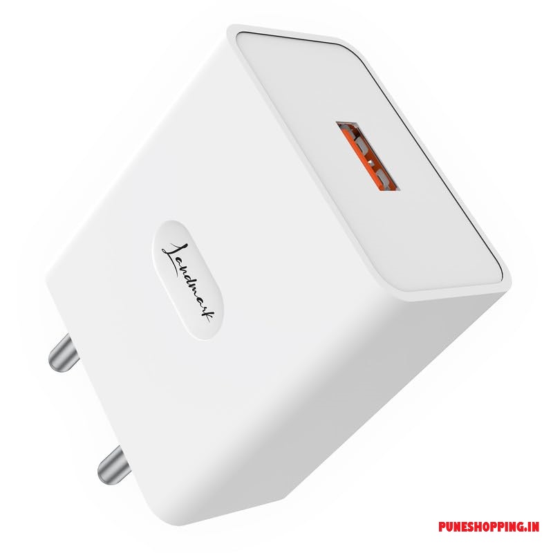 LANDMARK Sprint TC 597 Single Port 65W Wall Charger, USB Wall Charger Adapter, Quick Charge 3.0 Fast Charging, Supports All Protocols Like Dash, WARP, VOOC,...
