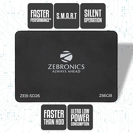 ZEB-SD26 256 GB Solid State Drive, TLC, SATA II & SATA III Interface
