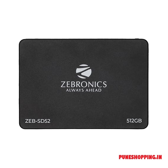 ZEB-SD52 SSD 512GB, SATA II and SATA III Interface, QLC, Silent Operation