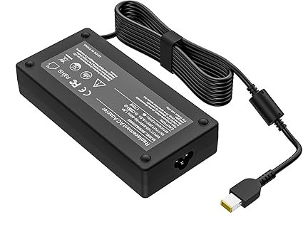 HEIGER 170W 20V 8.5A USB Laptop Adapter Charger for Lenovo Thinkpad P50 P51 P52 P53 P70 P71 P73 W540 W541 T540P P15 P17 P15V P15G T15G T15P P1 Laptop Adapter