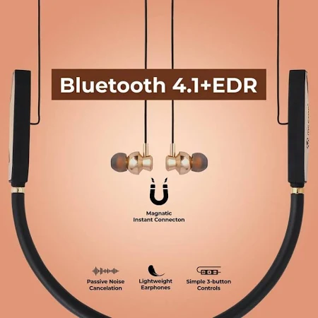 MSSTAR MSBT-012 In-Ear High Bass Super Bass Wireless Bluetooth Bluetooth (Black, True)