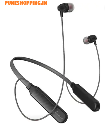 Landmark BH165 Bluetooth Neckband ,Type-C fast charging, 20 hours playback time, Bluetooth (Black, In the Ear)