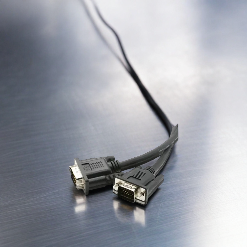 LAPCARE VGA Cable 3 m 3 Meter Premium VGA Cable  (Compatible with Laptop, Computer, HDTV, Projector, Player, Monitor, Black, One Cable) Price: Not Available