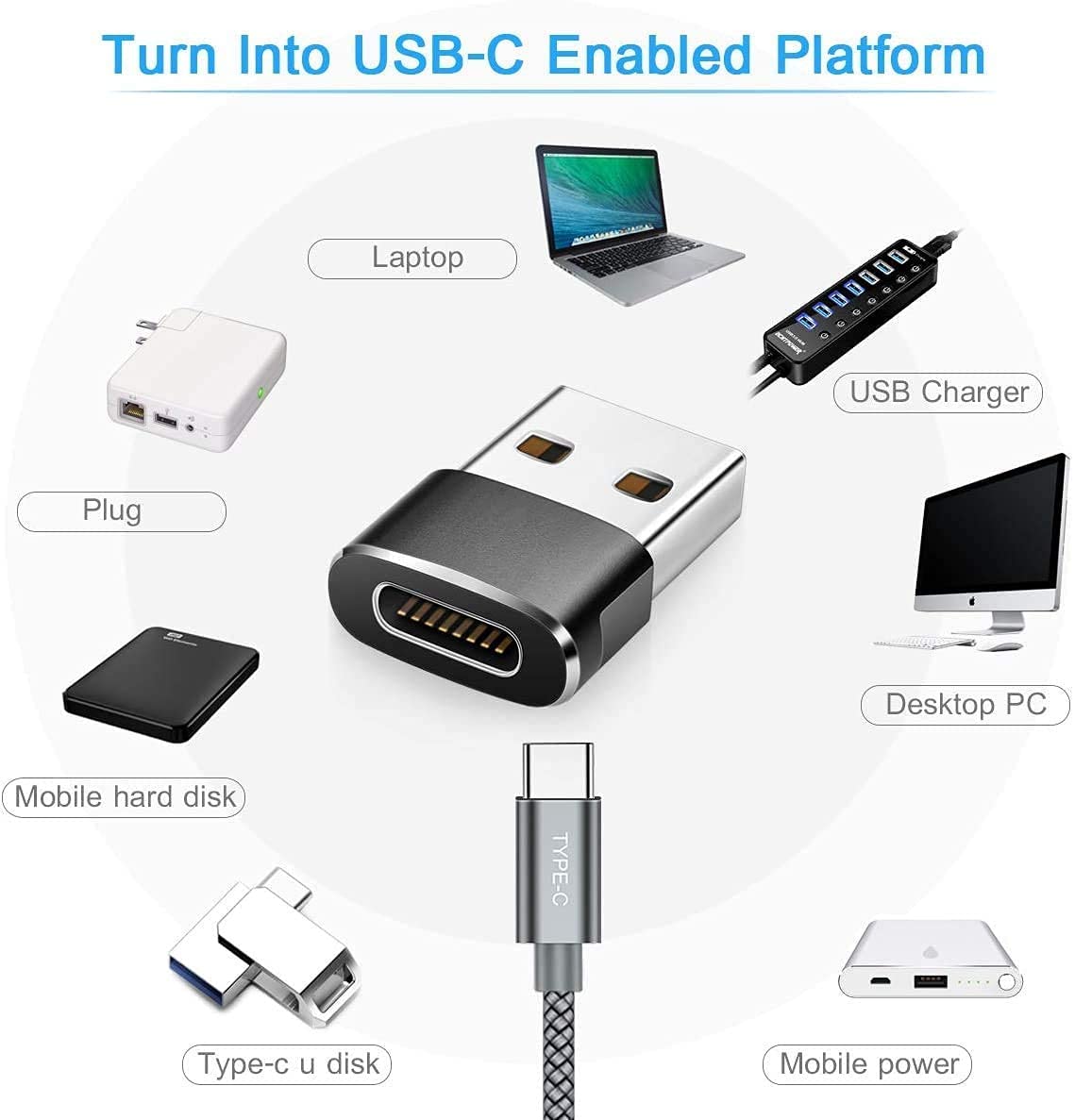 USB to Type-C Adapter (FEMALE)