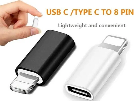 MALE IPHONE TO C FEMALE ADAPTER