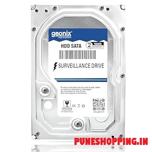GEONIX Refurbished 500 GB SATA Hard Drive for Desktop/Surveillance–8.89 cm(3.5 Inch), 6 Gb/s 7200 RPM High Speed Data Transfer, Heavy Duty Hard Disk with 256 MB Cache for Computer PC, 2 Years Warranty