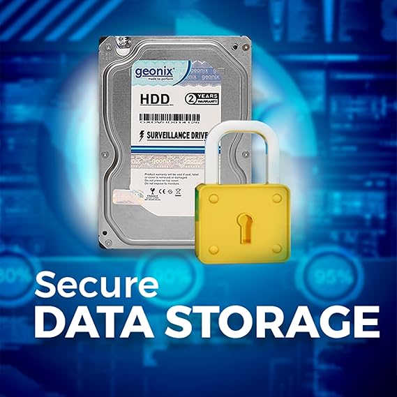 GEONIX Refurbished 500 GB SATA Hard Drive for Desktop/Surveillance–8.89 cm(3.5 Inch), 6 Gb/s 7200 RPM High Speed Data Transfer, Heavy Duty Hard Disk with 256 MB Cache for Computer PC, 2 Years Warranty