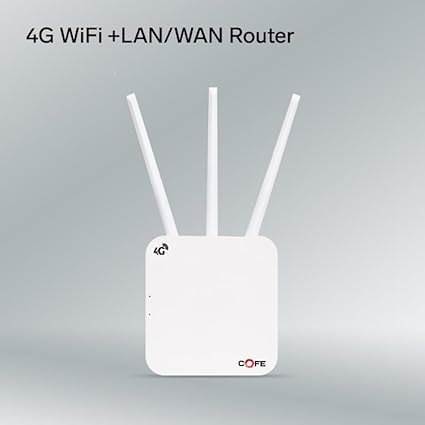 4G SIM-Based Router/CF-4G 903 Wi-Fi-6 VPN Sim Router with 300Mbps Speed 4G/5G Sim Compatible WiFi Router, No Configuration Required, with Micro Sim Card Slot and LAN Connect