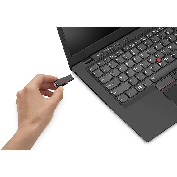 SanDisk USB Flash Drive/SanDisk Cruzer Blade 64GB, USB 2.0, Flash drive, Pendrive, Red, 5Y Warranty (SDCZ50-064G-I35)