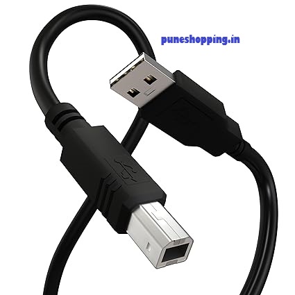 USB 2.0 Printer Cable /Hynet USB 2.0 High Speed Printer Cable (1.5 Meter) USB Scanner Cable A Male to B Male Compatible with Printer, Scanner for Canon, Brother, Dell, Epson, HP, Samsung, Lexmark,Panasonic