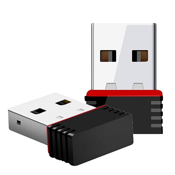 Zebronics USB Adapter /ZEBRONICS ZEB-USB150WF1 WiFi USB Mini Adapter Supports 150 Mbps Wireless Data, Comes with Advanced S