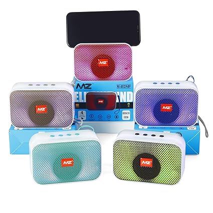 Wireless Bluetooth Speaker /MZ M412SP (Portable Bluetooth Speaker) Dynamic Thunder Sound with High Bass 5 W Bluetooth Speaker 1200mAh Battery