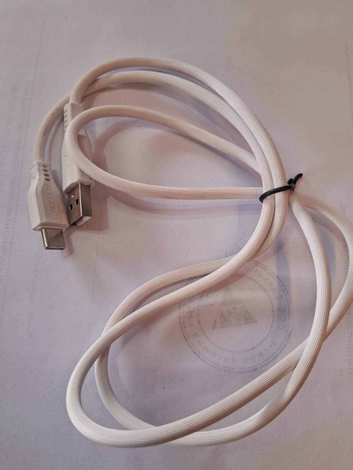 Landmark TYPE C Fast Charging and Syncing Cable Compatible with SAMSUNG  ALL MOBILE -WHITE  