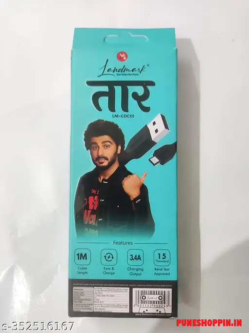  landmark V8 CABLE 3.4A FAST CHARGING FAST DATA Transfer