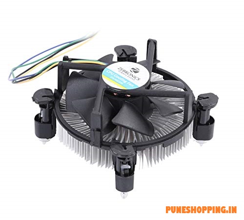 ZEBRONICS ZEB- MSC200 CPU Cooling Fan 90 MM Fan Cabinet  (Black)